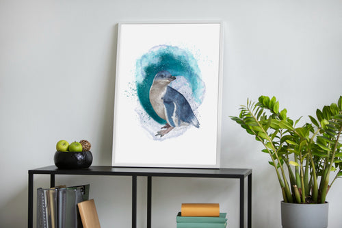 Kororā (Little Blue Penguin) Art Print