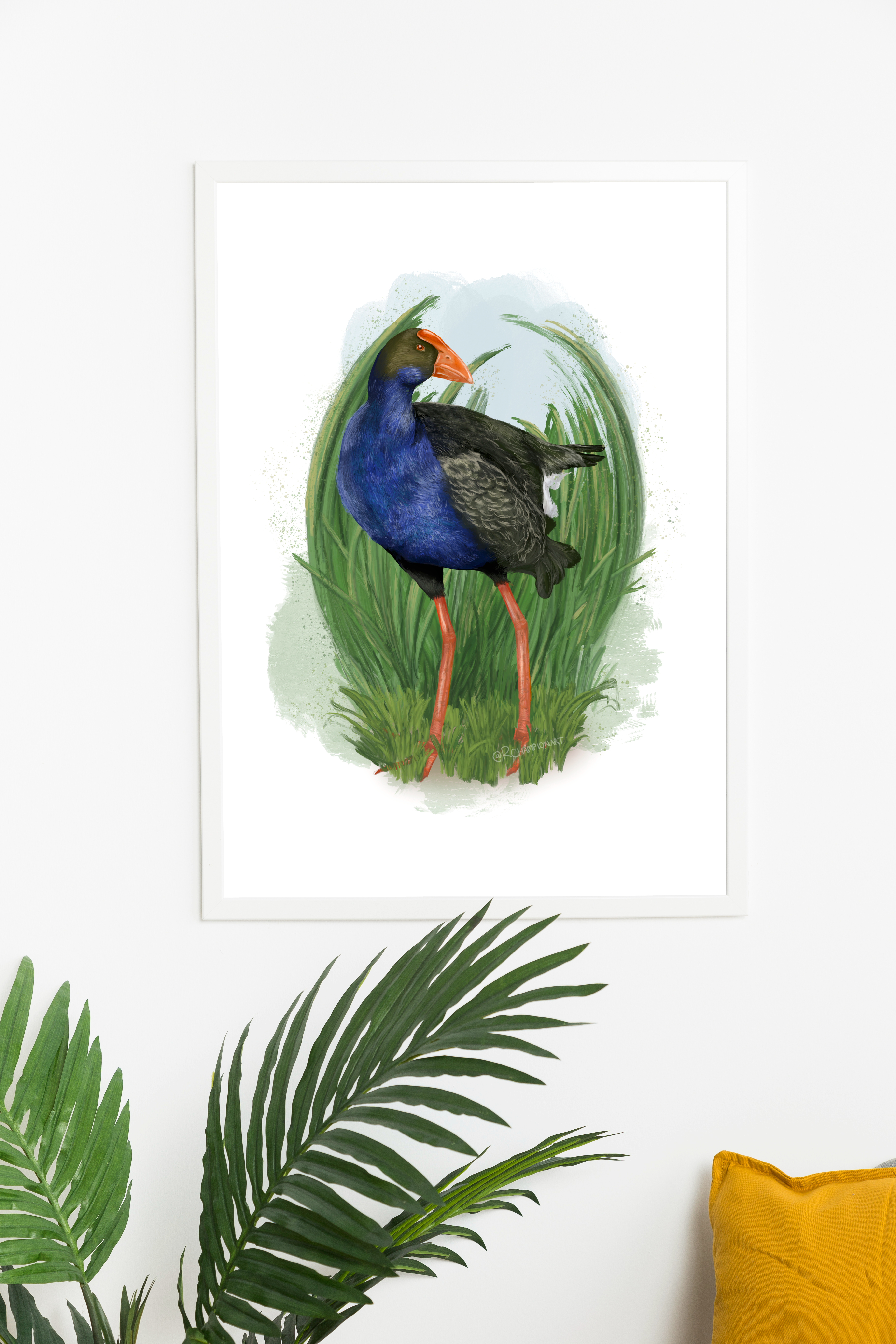 Pūkeko Art Print